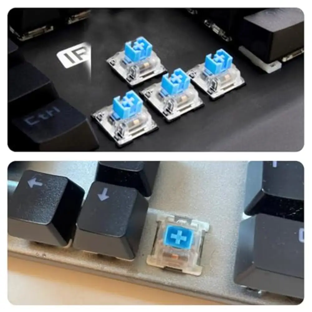 50 PCS Keyboard Switch Keyboard Clicker Key Replacement 3 Pin Tactile Switch Keyboard Replacement Accessories