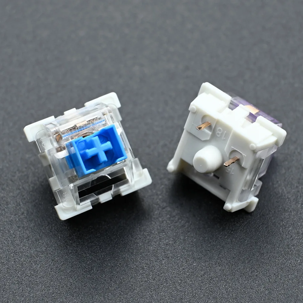 50 PCS Keyboard Switch Keyboard Clicker Key Replacement 3 Pin Tactile Switch Keyboard Replacement Accessories