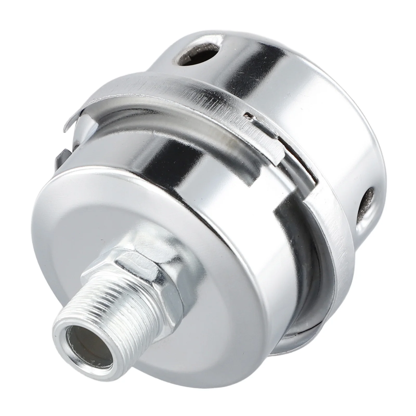 12.5/16/20mm Portable Metal Air Filter Oil-Free Muffler Intake Filter Air Compressor Pump Accessories Squelch Muffler Hot