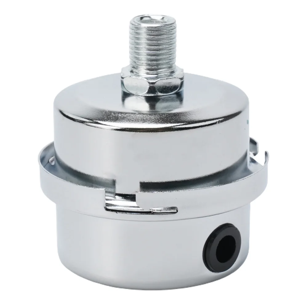 12.5/16/20mm Portable Metal Air Filter Oil-Free Muffler Intake Filter Air Compressor Pump Accessories Squelch Muffler Hot
