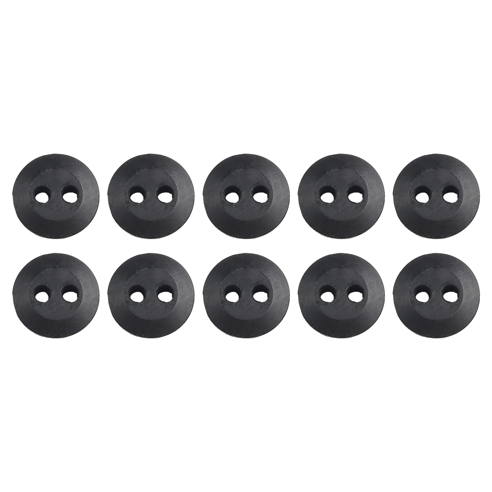 12pcs 2 Holes Fuel Tank Grommet Rubber With Fuel Line Pipe For Brush Cutter Grass Trimmer Engine Part Garden Tool