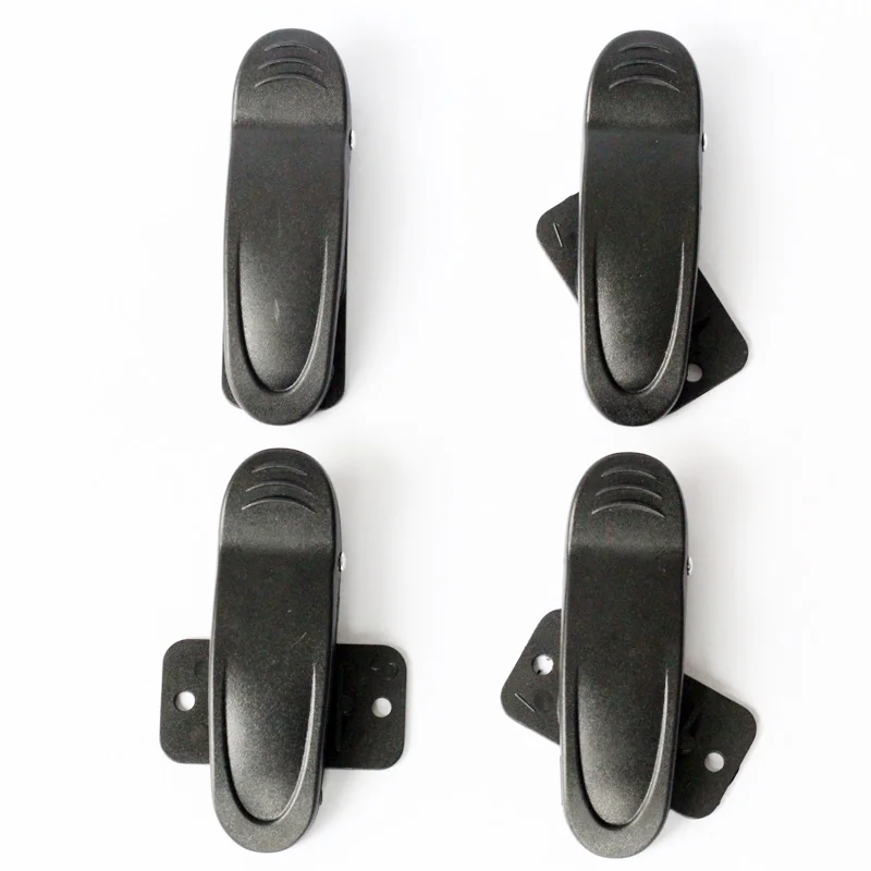 QingGear Black Ratcheting Case Clip Belt Clip Buckle (Pack of 3) Tool Parts DIY Accessory