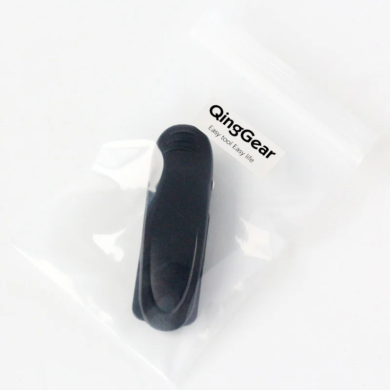 QingGear Black Ratcheting Case Clip Belt Clip Buckle (Pack of 3) Tool Parts DIY Accessory