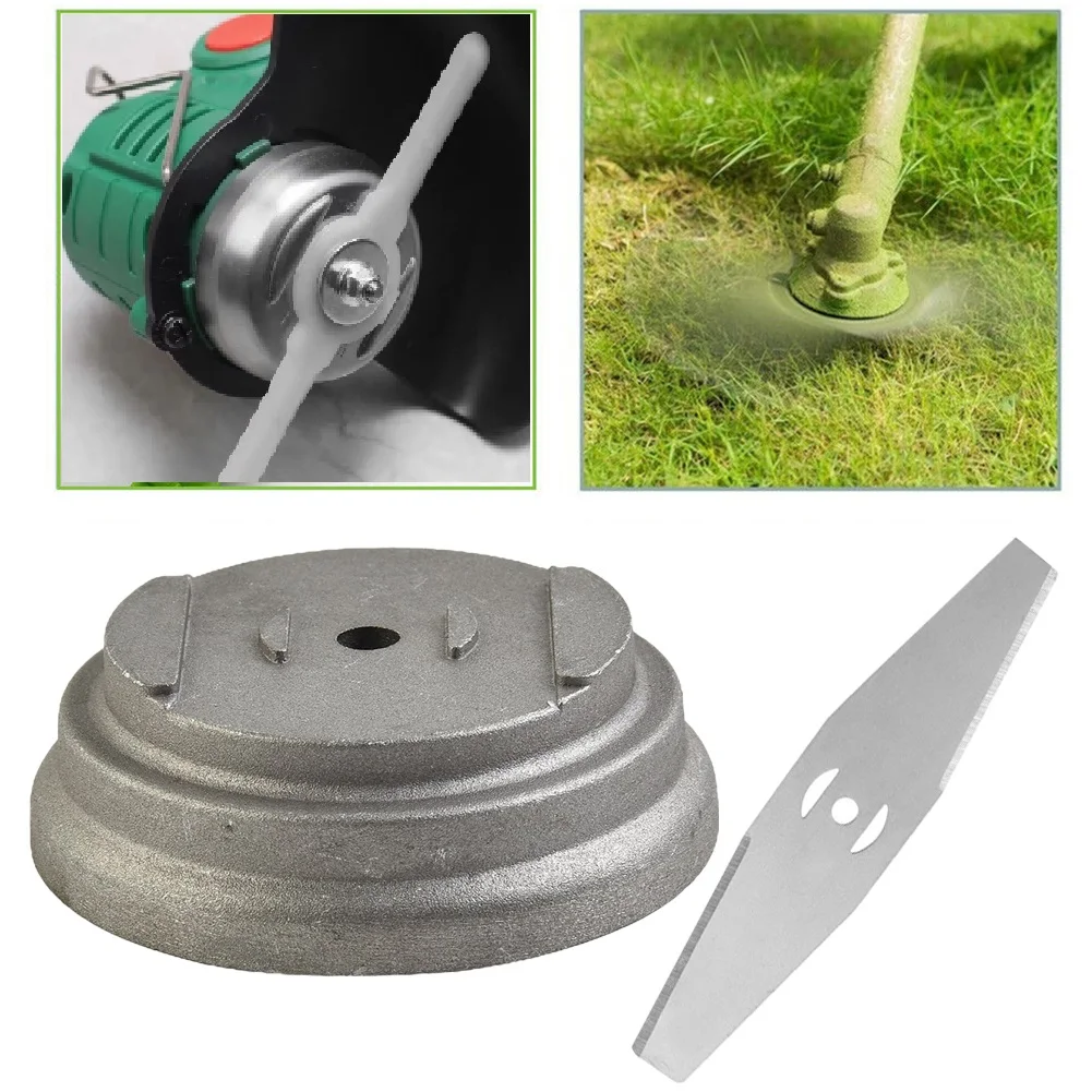 Stainless Steel Lawn Mower Blade Mounting Cover Adapter For Grass Trimmer Brush Cutter Lithium Electric Lawn Mower Adapter