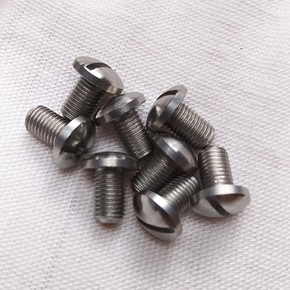 4pieces 416 Stainless Steel CNC Slotted Screws Bolts Kit Replacement for 1911 Grips Model Repair Tool Parts