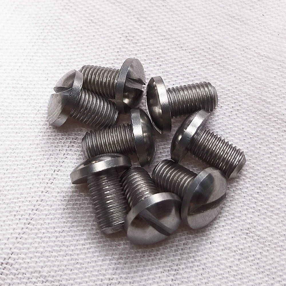 4pieces 416 Stainless Steel CNC Slotted Screws Bolts Kit Replacement for 1911 Grips Model Repair Tool Parts