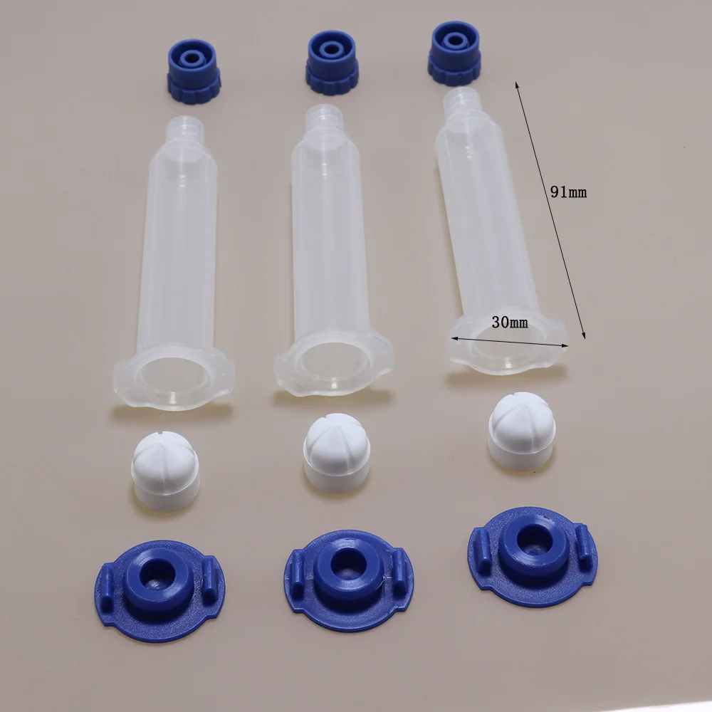 Flux Container USA Type Dispensing Needle Tips Plastic Syringe Barrel 3CC 5CC 10CC 30CC 50CC Sub-Packing