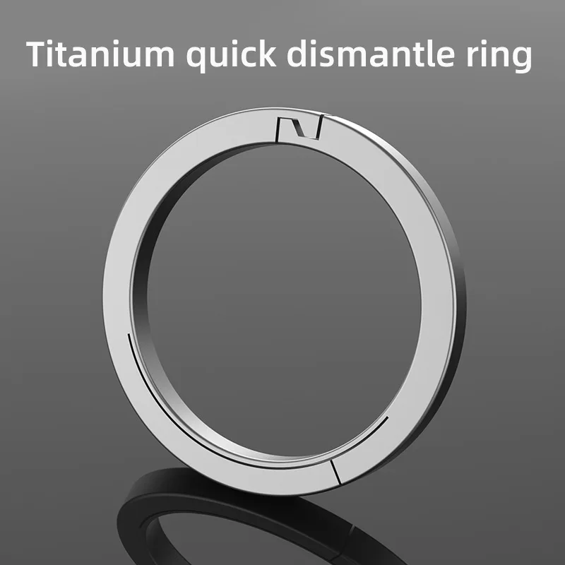 Titanium Alloy Quick Release Keychain Ring Buckle Waist Belt Buckle Quick Hanging Buckle Keyring Outdoor Tool EDC