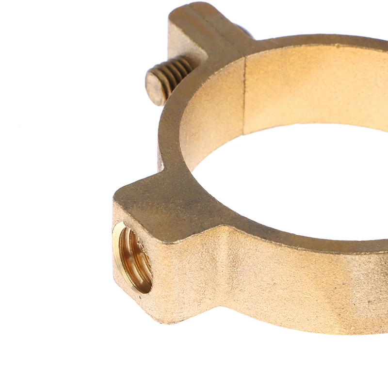 1pc Fit 15mm 22mm 28mm 35mm 40mm OD Tube Brass M10 Pipe Clamp Bracket Support Hanger Fixed Plumbing Water Replacement Parts