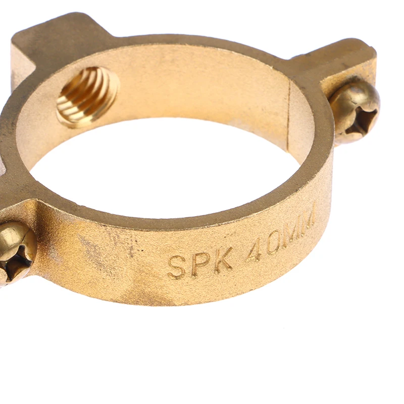 1pc Fit 15mm 22mm 28mm 35mm 40mm OD Tube Brass M10 Pipe Clamp Bracket Support Hanger Fixed Plumbing Water Replacement Parts
