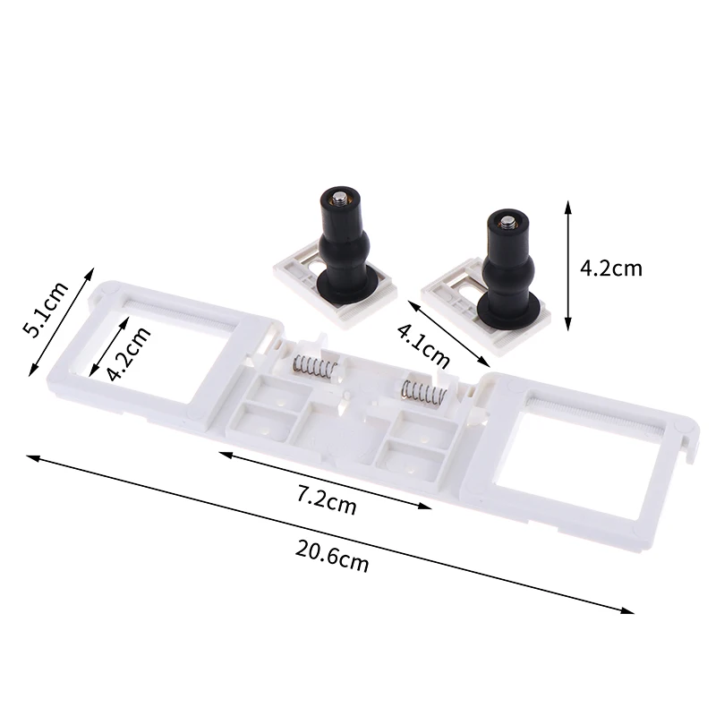 Toilet Seat Lid Fixing Plate Buckle Fastener Expansion Screws For Lavatory Lid Closestool Cover Fixed Parts