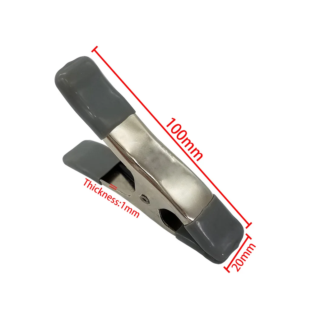 5PCS 4 Inch Steel Metal Spring Clamps 4' Clip Max Jaw Opening 20cm Large Super Heavy Duty Spring Clamp for DIY Woodworking
