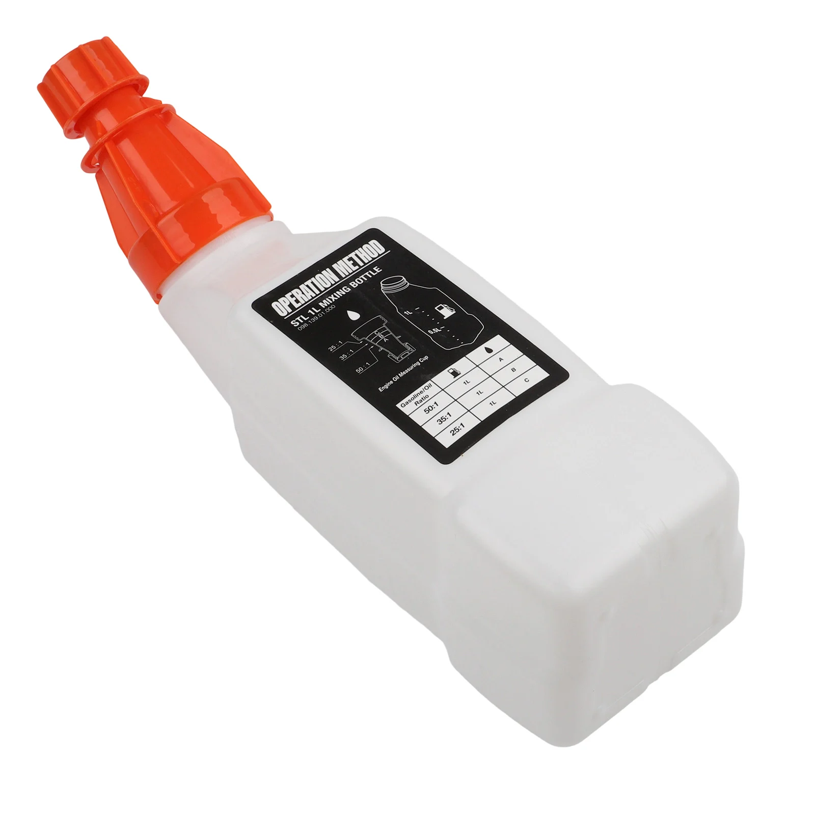 1 Pieces 1L Fuel And Oil Mixing Bottle For 2-Stroke Garden Equipment With Precise Ratio Measurements