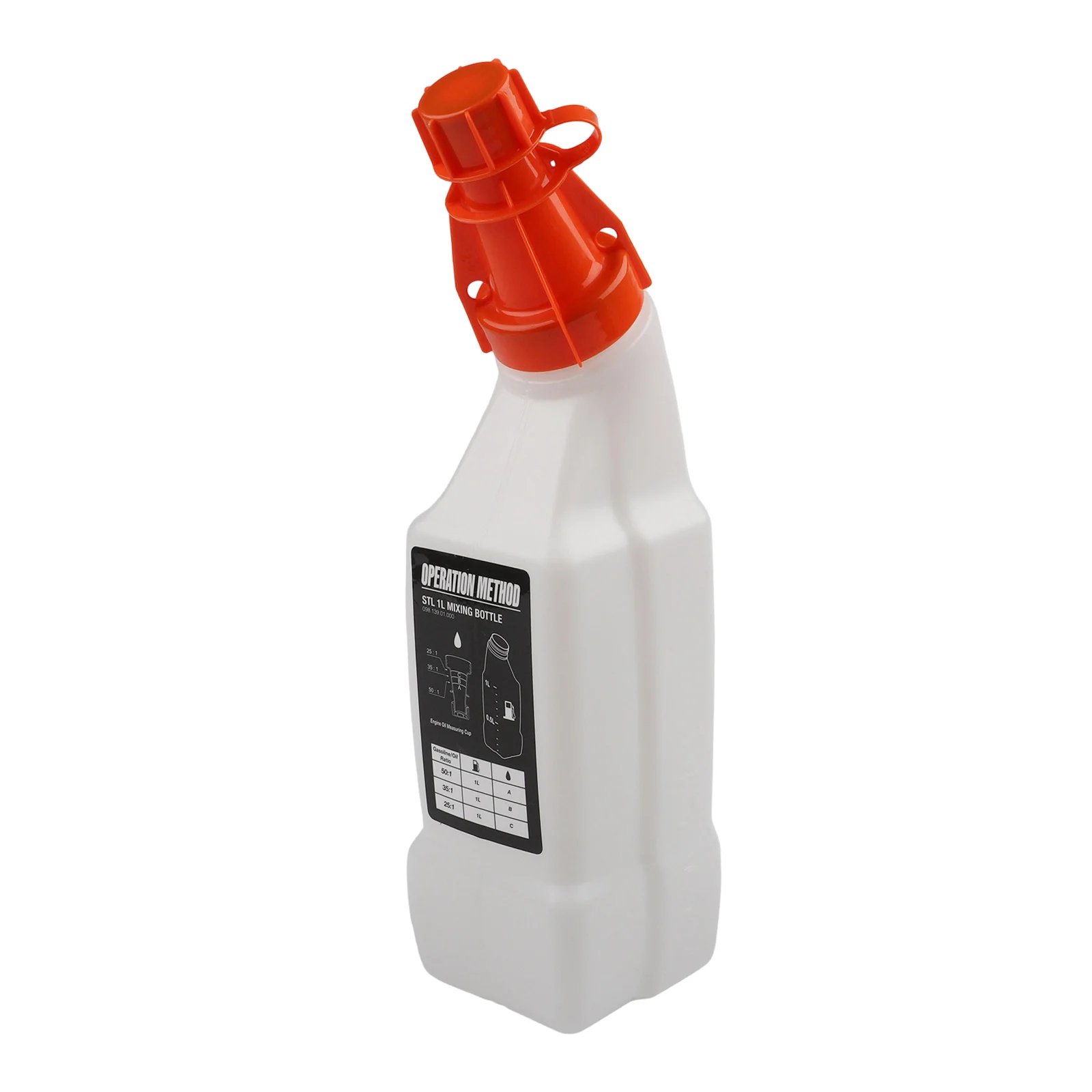 1 Pieces 1L Fuel And Oil Mixing Bottle For 2-Stroke Garden Equipment With Precise Ratio Measurements