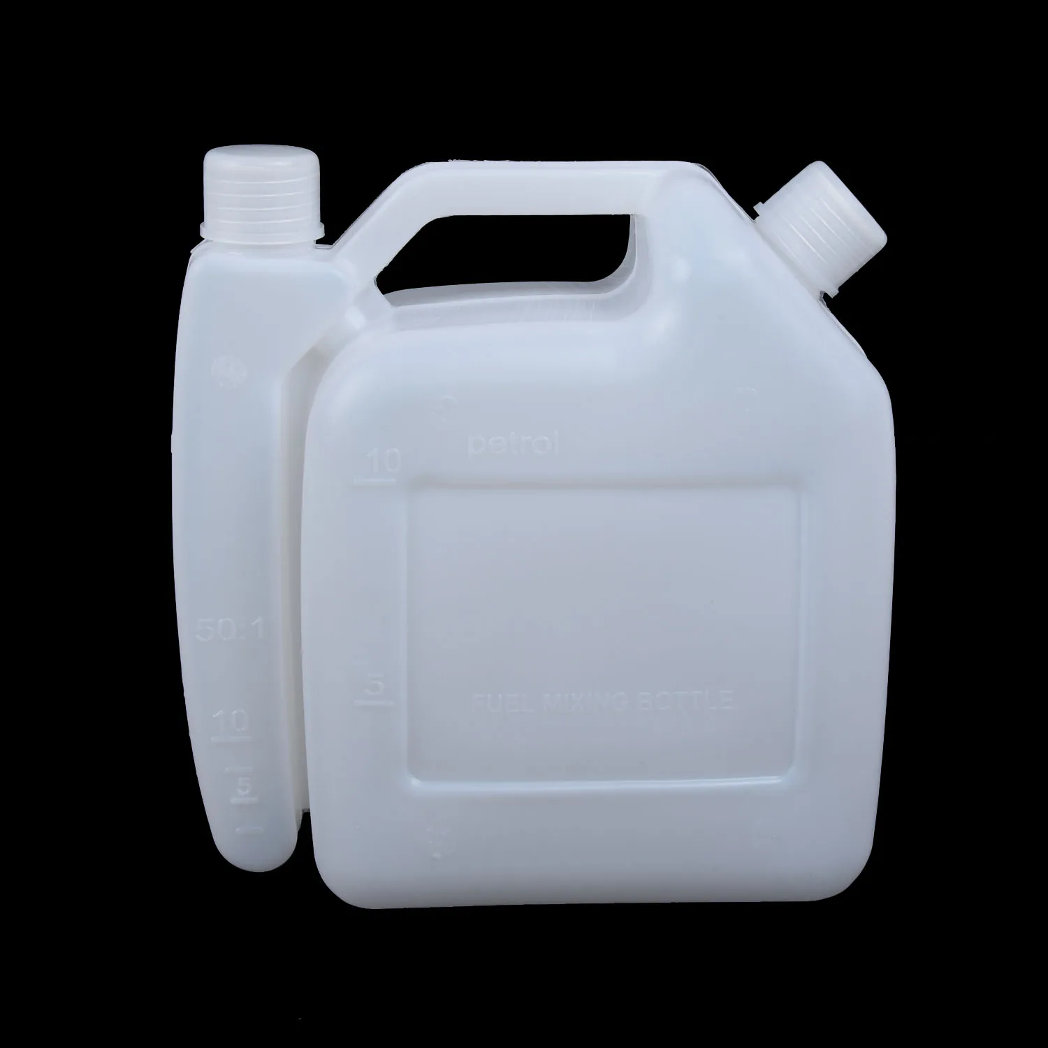 1 L Oil Pot Petrol Fuel Mixing Bottle Tank 2 Stroke For Chainsaw Trimmers 1:25 50:1 Lawn Mowers Line Strimmers Garden Supplies