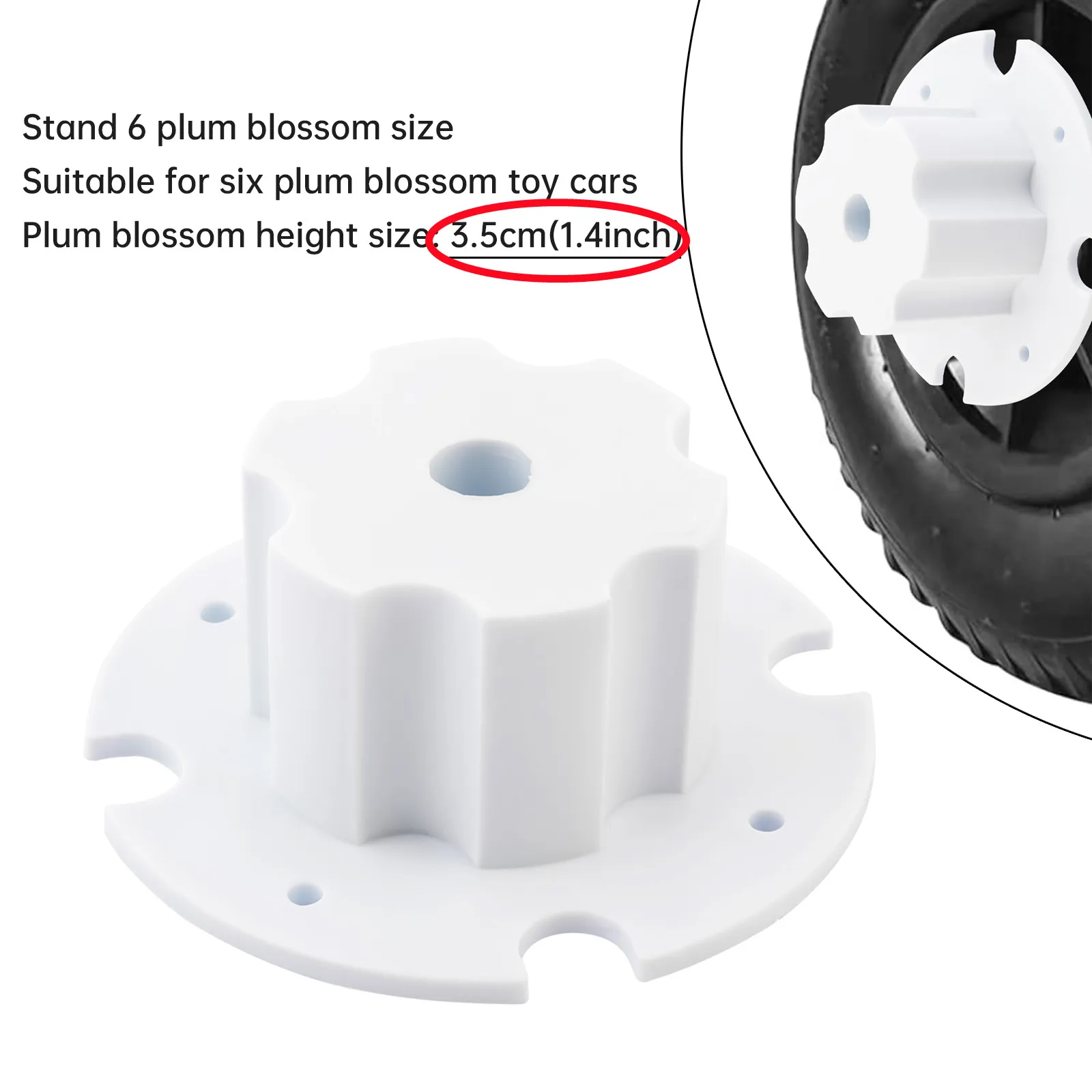 Children Electric Car Tire Adapter Connection Clip 2.1/3.5cm Kids Toy Car Gearbox Coupler Baby Motorcycles Wheel Clip Accessory