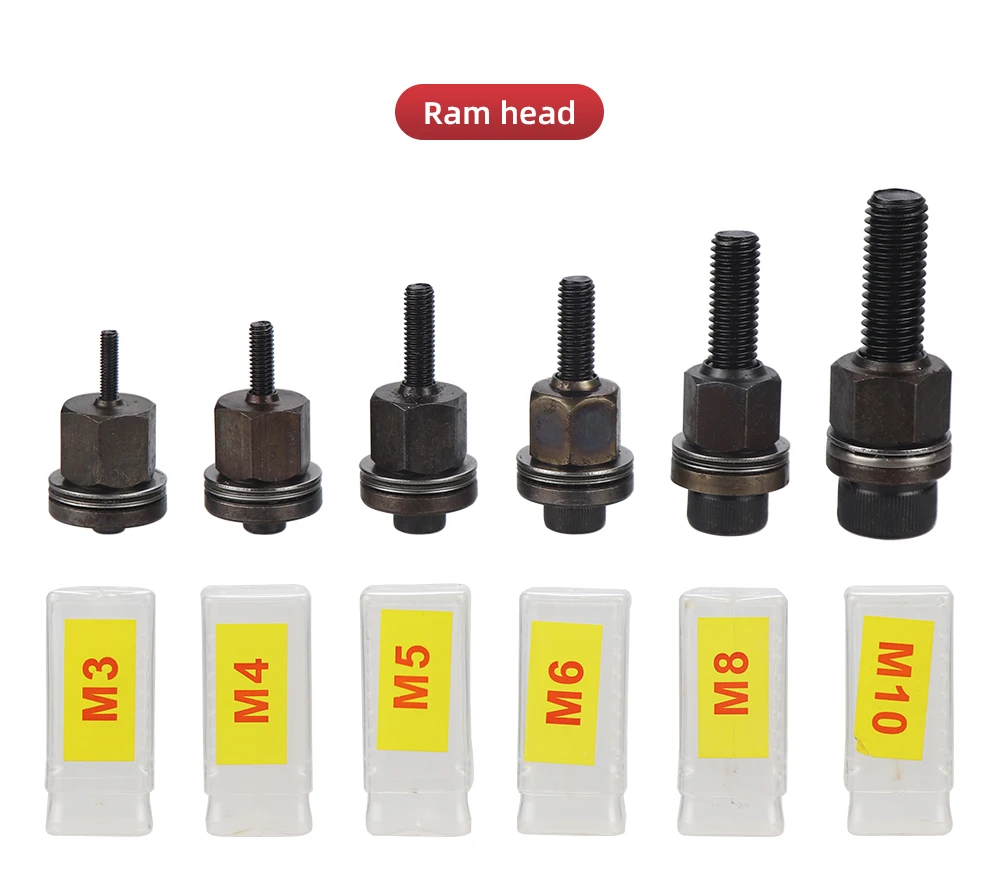 21pcs Hand Rivet Nut Head Set Rivet nut tool Manual Riveter Rivnut Tool Accessory for Nuts M3 M4 M5 M6 M8 M10 M12 Simple install