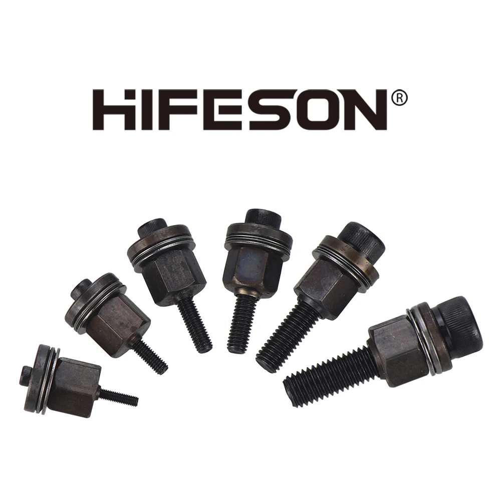 21pcs Hand Rivet Nut Head Set Rivet nut tool Manual Riveter Rivnut Tool Accessory for Nuts M3 M4 M5 M6 M8 M10 M12 Simple install