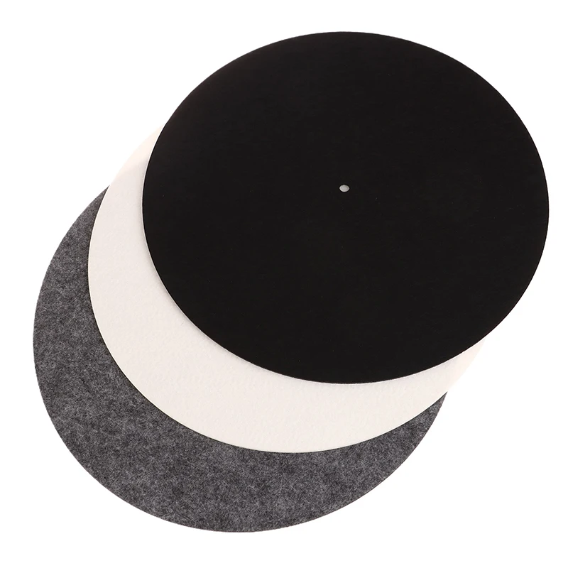 For LP Vinyl Record Audio Replacement DIY Accessories Audiophile Thick Turntable Mat 1PC Slip Mat Felt Turntable Platter Mat