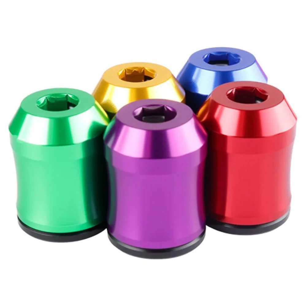 1/5Pcs Magnetic Screw Rings Magnetized Ring Screwdriver Bits Aluminum Alloy 6.35mm Shank Screw Bit Magnetic Magnetizer