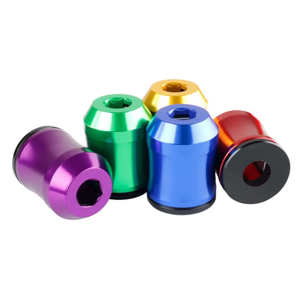 1/5Pcs Magnetic Screw Rings Magnetized Ring Screwdriver Bits Aluminum Alloy 6.35mm Shank Screw Bit Magnetic Magnetizer