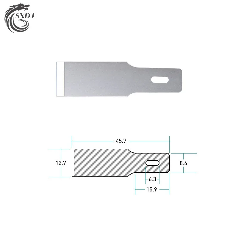 10/100PCS SK5 Steel High Hardness Carving Blades, Mobile Phone Repair Blades UV Glue Spatula Rubber Shovel Glue Knife