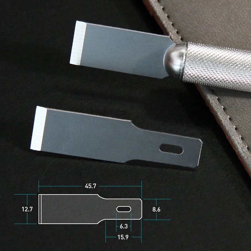 10/100PCS SK5 Steel High Hardness Carving Blades, Mobile Phone Repair Blades UV Glue Spatula Rubber Shovel Glue Knife