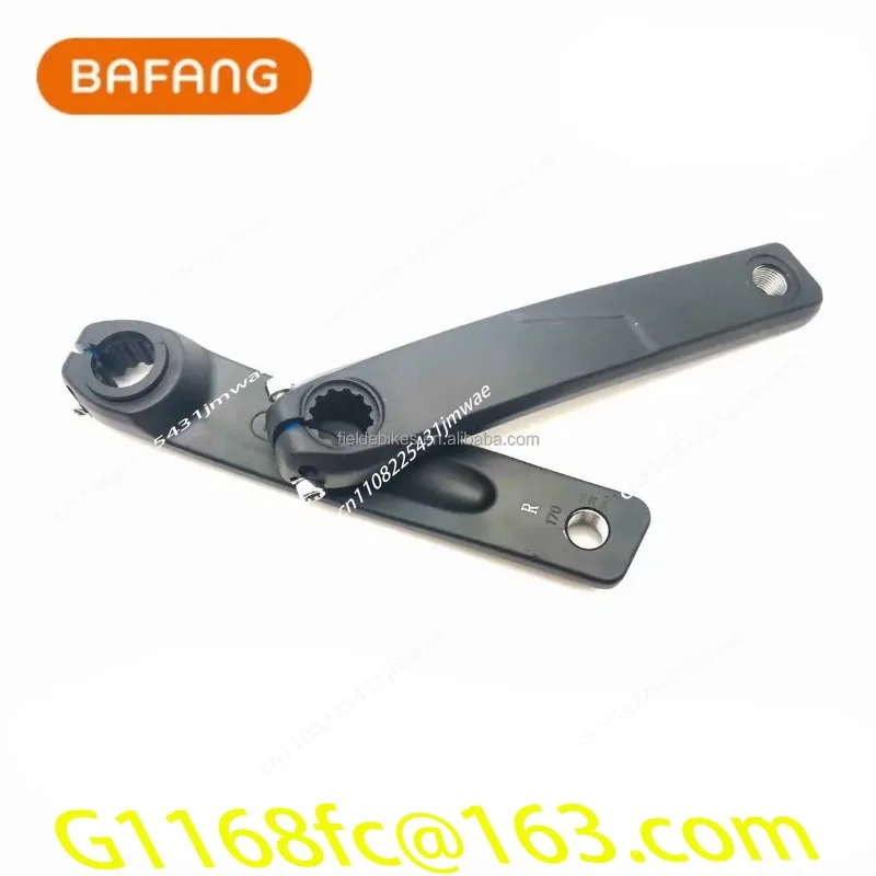 Cranks Bafang M560 M600 M510 Electric Bike Motor Mid Mounted Motor 152MM/160MM/165MM/170MM Bicycle Crank Arm E-Bike