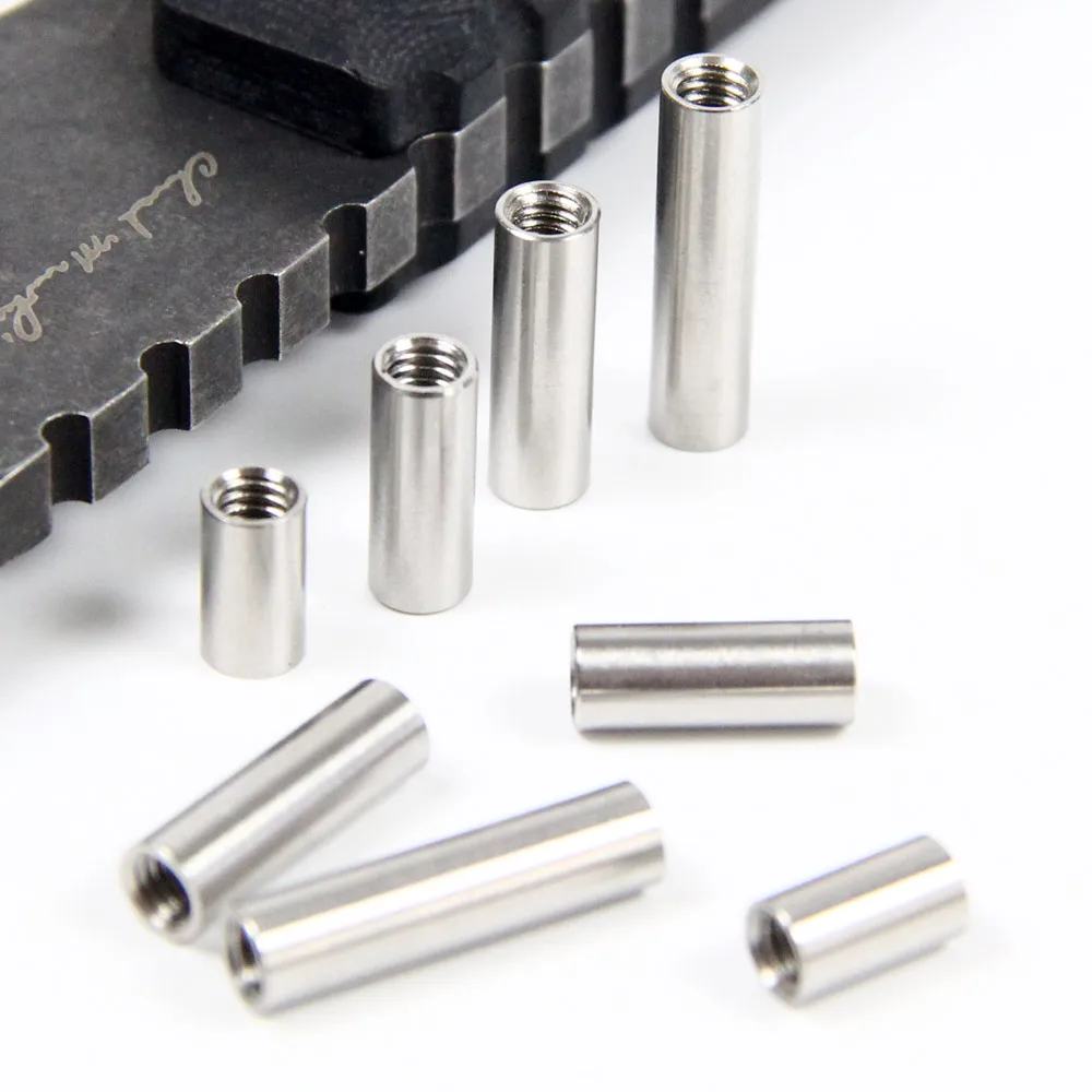 10pcs Stainless Steel Threaded Sleeves Screw Rob Tube 5mm Diameter 9/13/16/20mm Long With M4 Internal Thread Spare Part