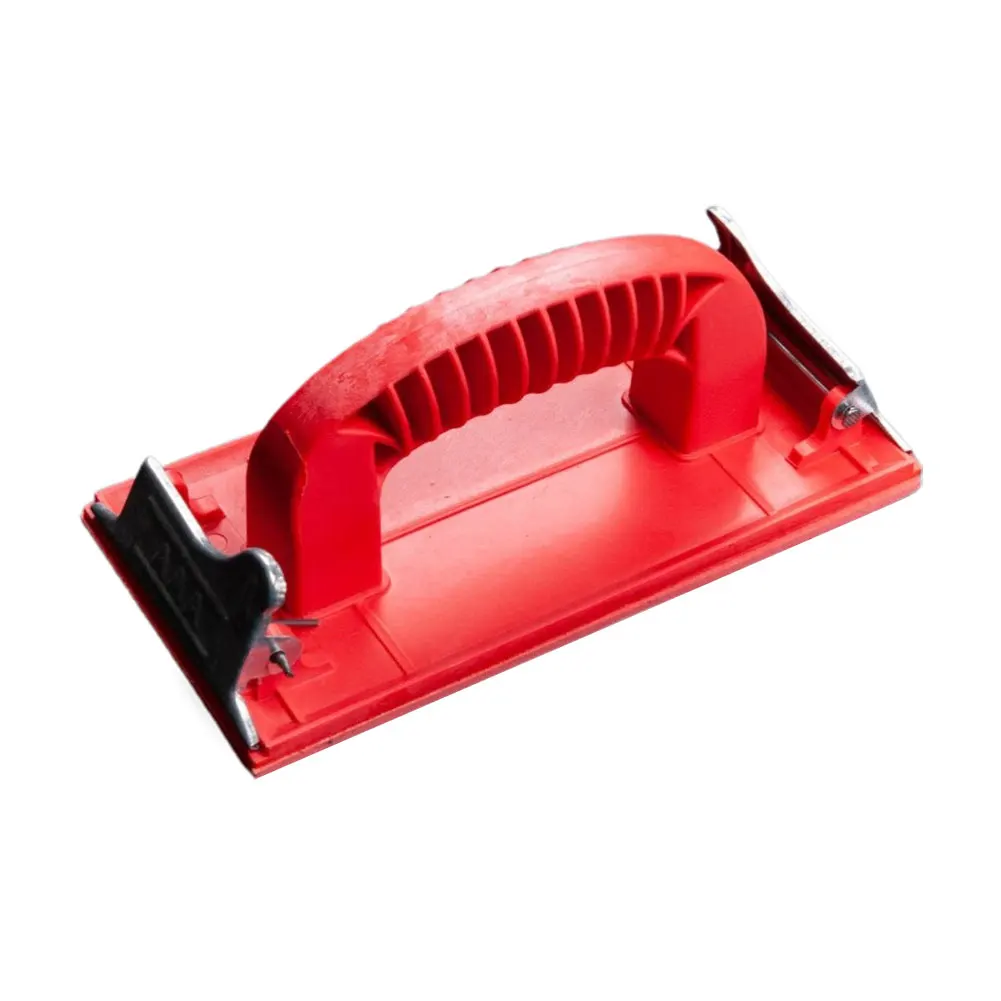 1Pcs Hand Sander Metal Sandpaper Holder Grinding Polish Tool For DIY Woodworking Wall Sand Board Abrasive Tool 180x85x30mm