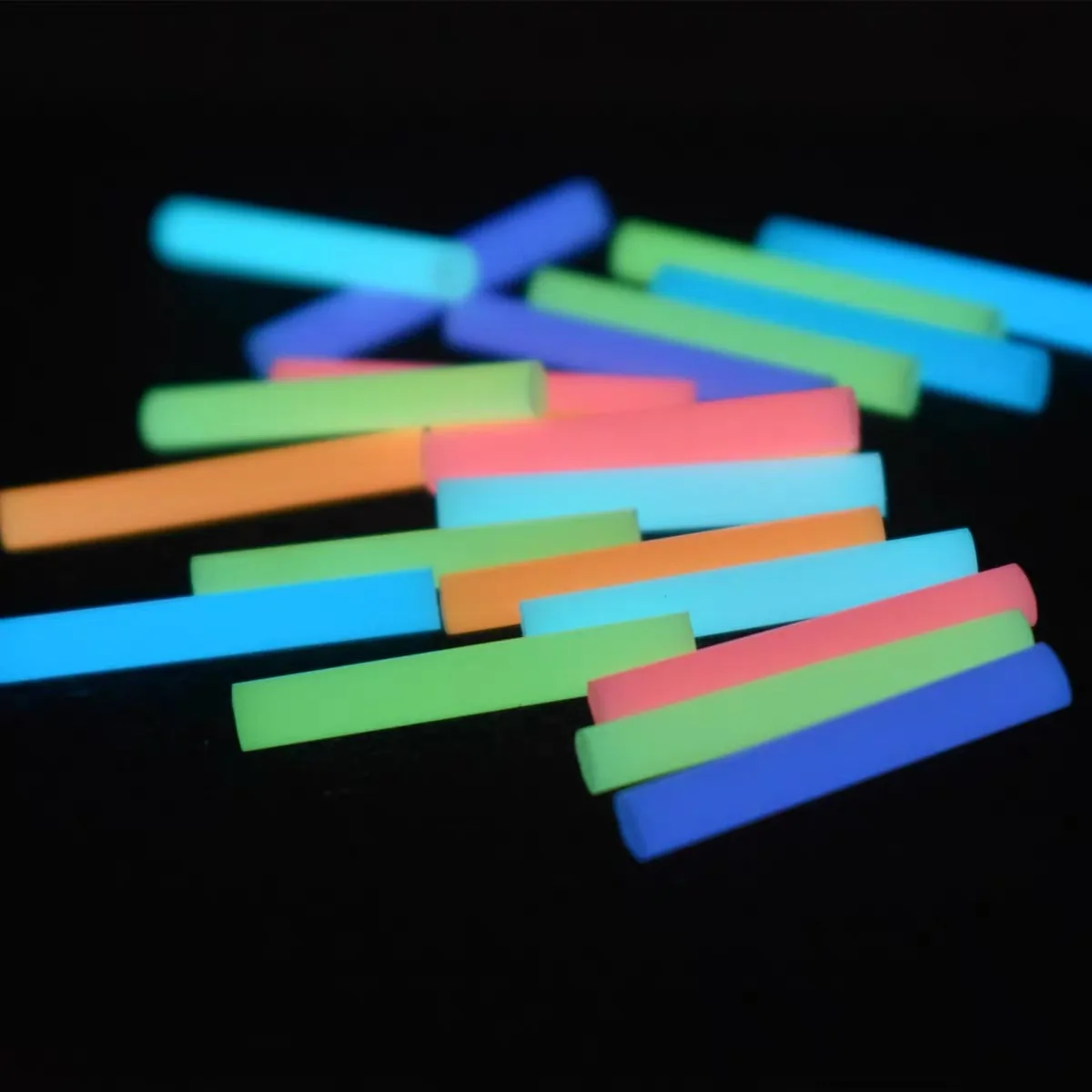 High-brightness Resin Luminous Rod 2*12mm Fingertip Gyroscope Accessory Knife Umbrella Rope Decoration long-lasting luminous