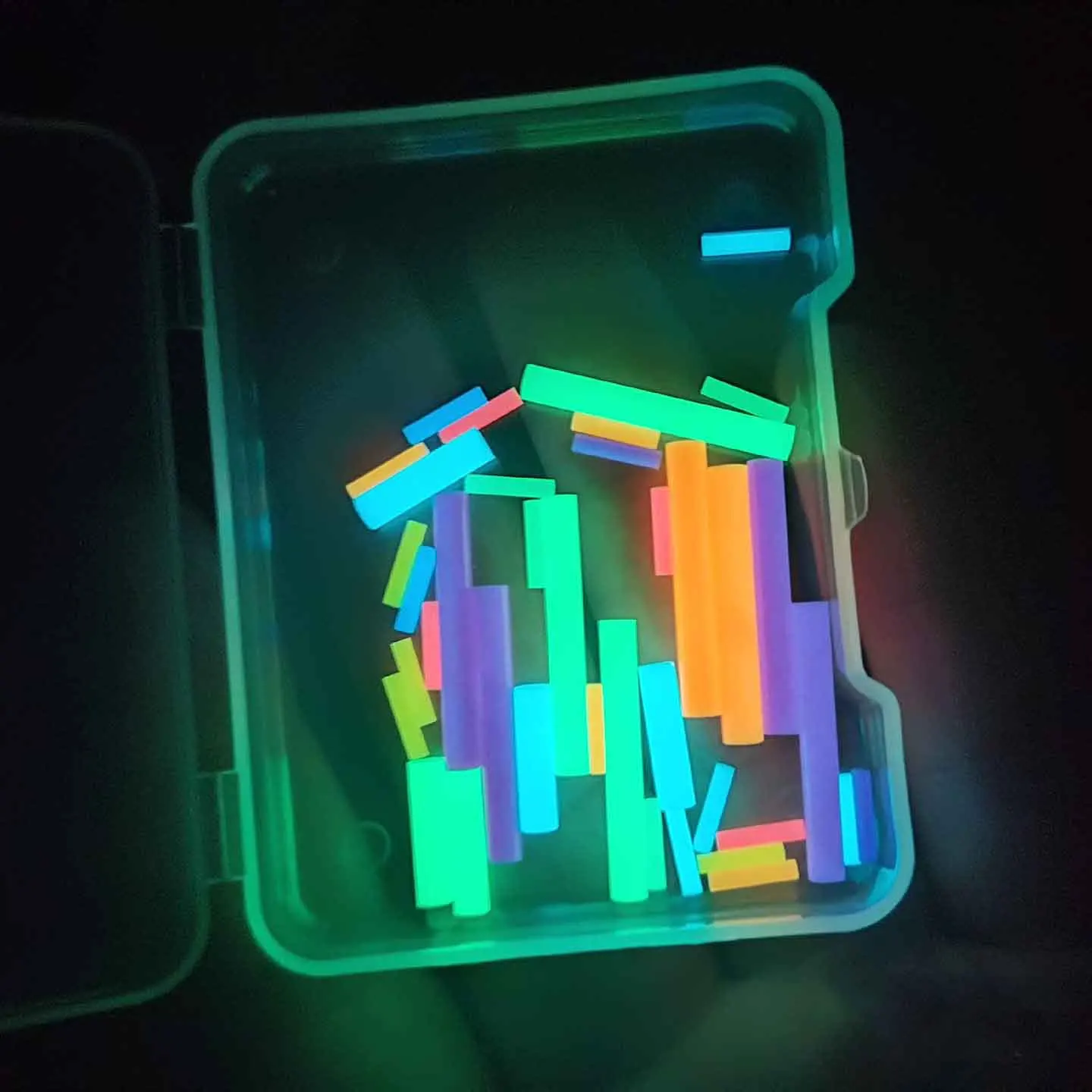 High-brightness Resin Luminous Rod 2*12mm Fingertip Gyroscope Accessory Knife Umbrella Rope Decoration long-lasting luminous