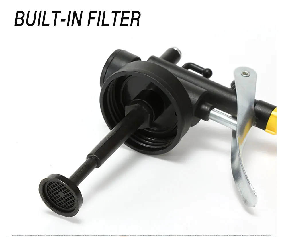 Deli Clear Oil Can High Pressure Oiler Grease Gun Extended Sprinkler Plastic Oil Pump Cans Mini Home Injector Can 180-500ml