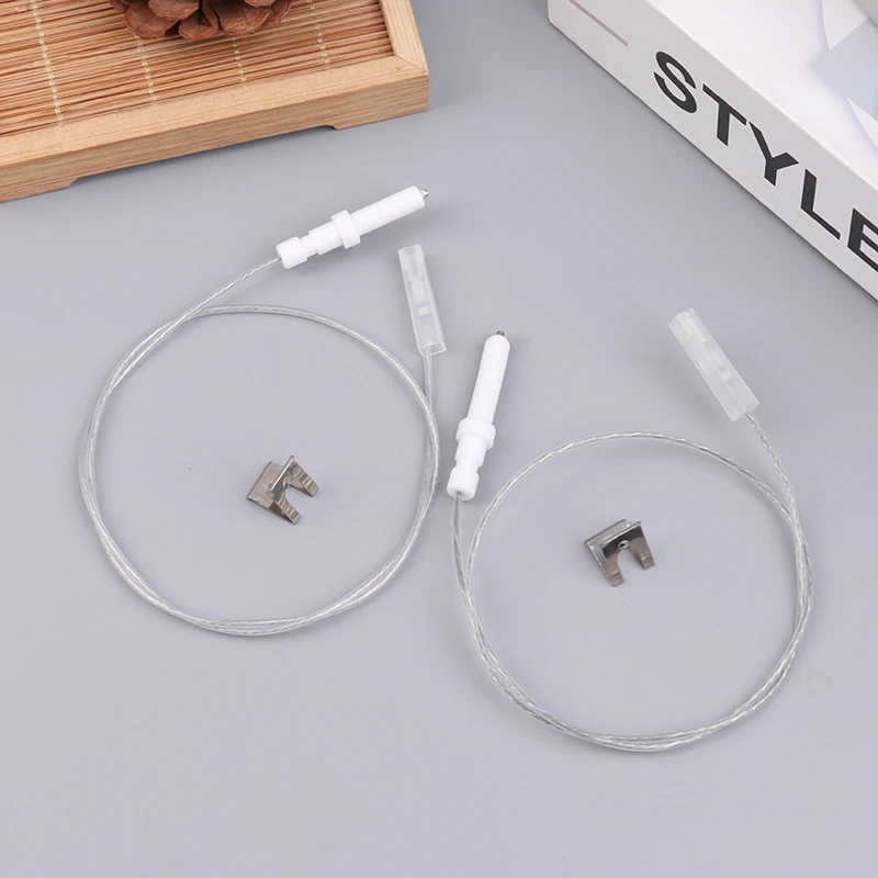 1Pc Gas Cooktop Stove Spare Igniter Electrode Spark Plug With Wire Ignition Ceramic Pin Ceramic Height 35mm 40mm For Gas Cooker