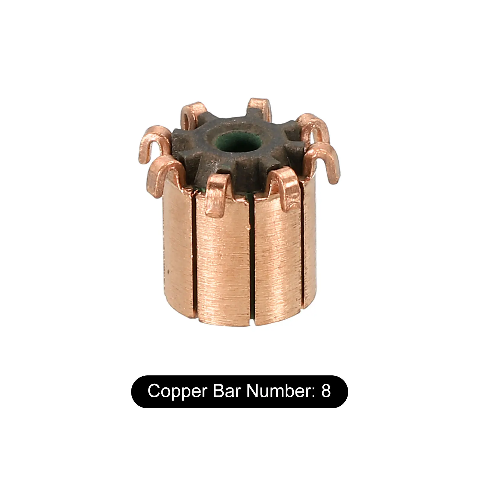 1Pcs Electric Motor Commutator 5x11.3 x12.6mm 7P 3.17x10.5x12.5/4x10.4x12mm 8P 7.96/8x19.2x16mm 12P Teeth Copper for Power Tools
