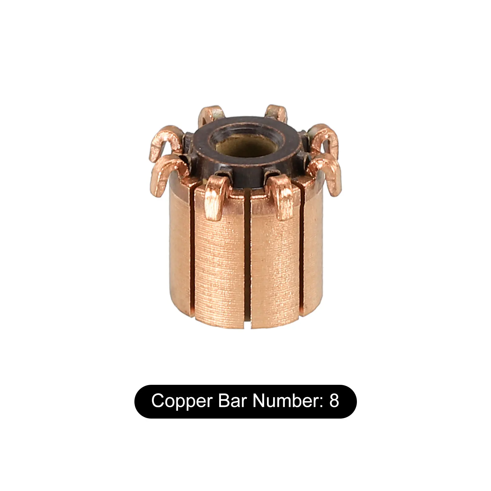 1Pcs Electric Motor Commutator 5x11.3 x12.6mm 7P 3.17x10.5x12.5/4x10.4x12mm 8P 7.96/8x19.2x16mm 12P Teeth Copper for Power Tools