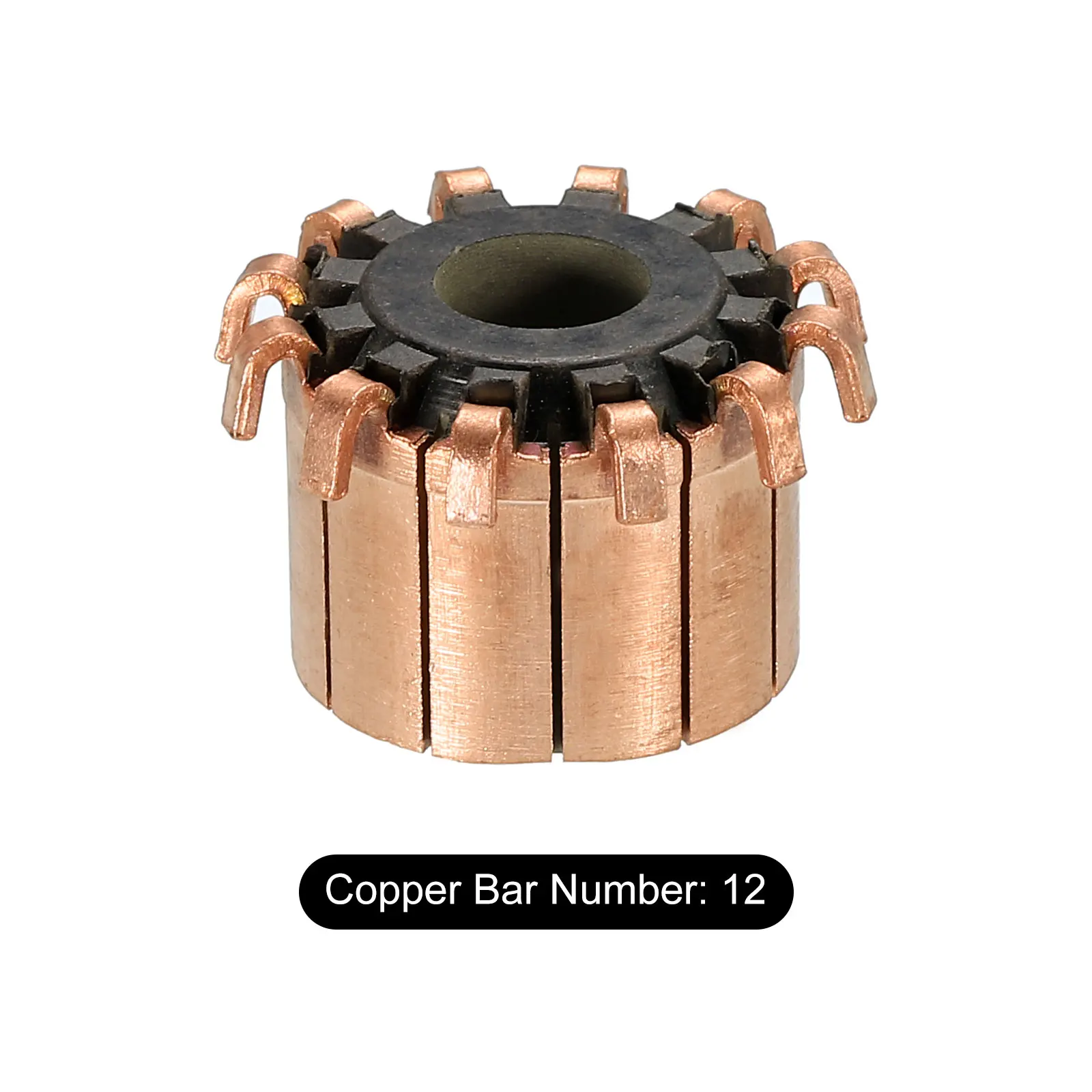 1Pcs Electric Motor Commutator 5x11.3 x12.6mm 7P 3.17x10.5x12.5/4x10.4x12mm 8P 7.96/8x19.2x16mm 12P Teeth Copper for Power Tools