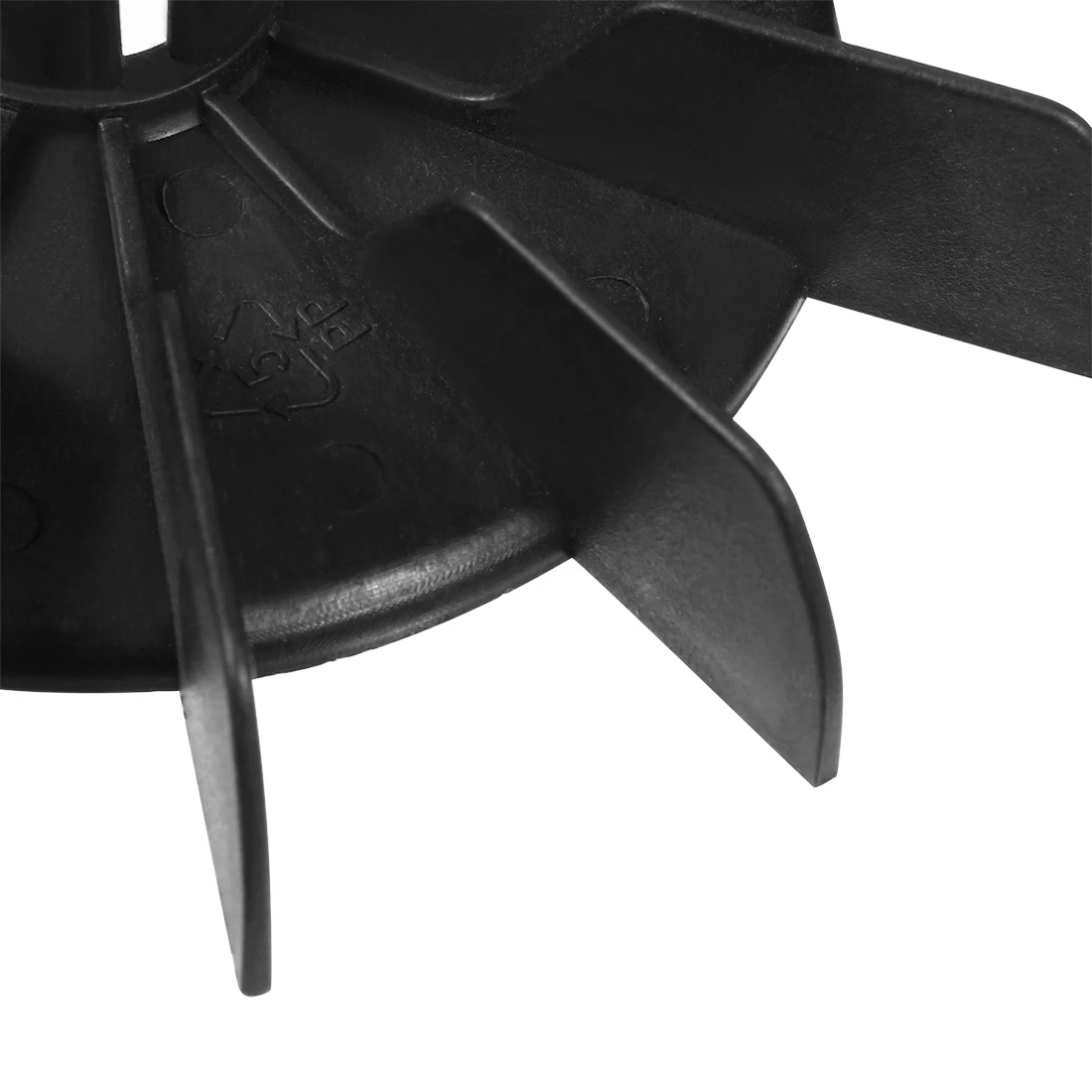 1Pcs 100x12/116x14/120x15/142x18mm Round Shape Bore White Black Plastic 12 Impeller Motor Cooling Fan Vane for Hydraulic Motor