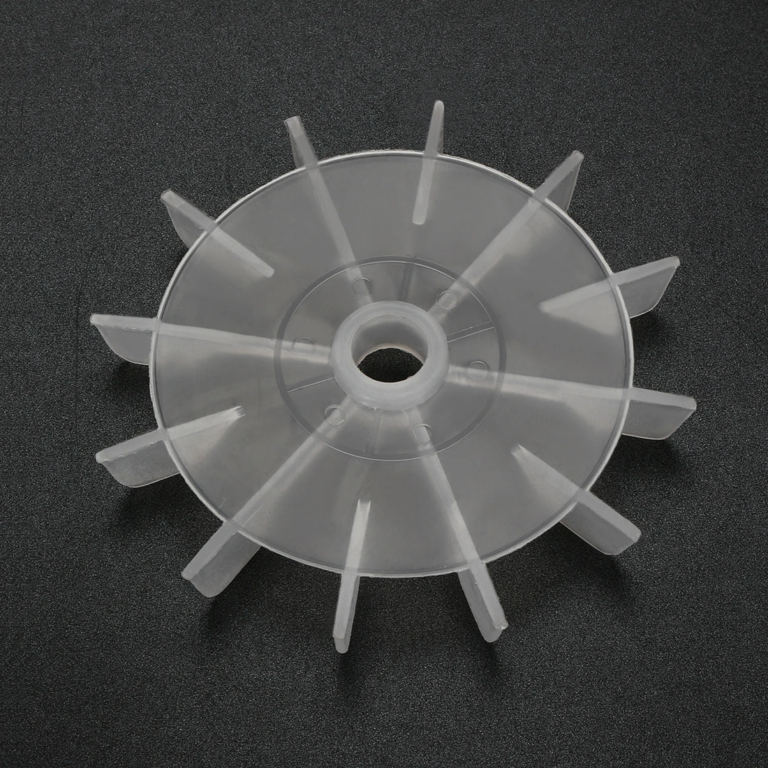 1Pcs 100x12/116x14/120x15/142x18mm Round Shape Bore White Black Plastic 12 Impeller Motor Cooling Fan Vane for Hydraulic Motor