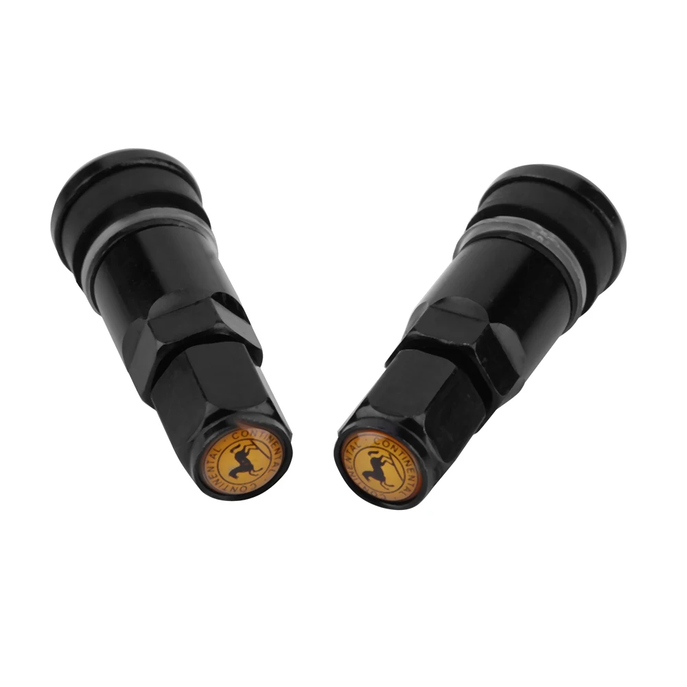 4pcs Universal Car Tubeless Aluminum Alloy Air Bicycle Tire Valve Stems Caps Tyre Wheel Round Cover Auto Accessories Stems & Cap
