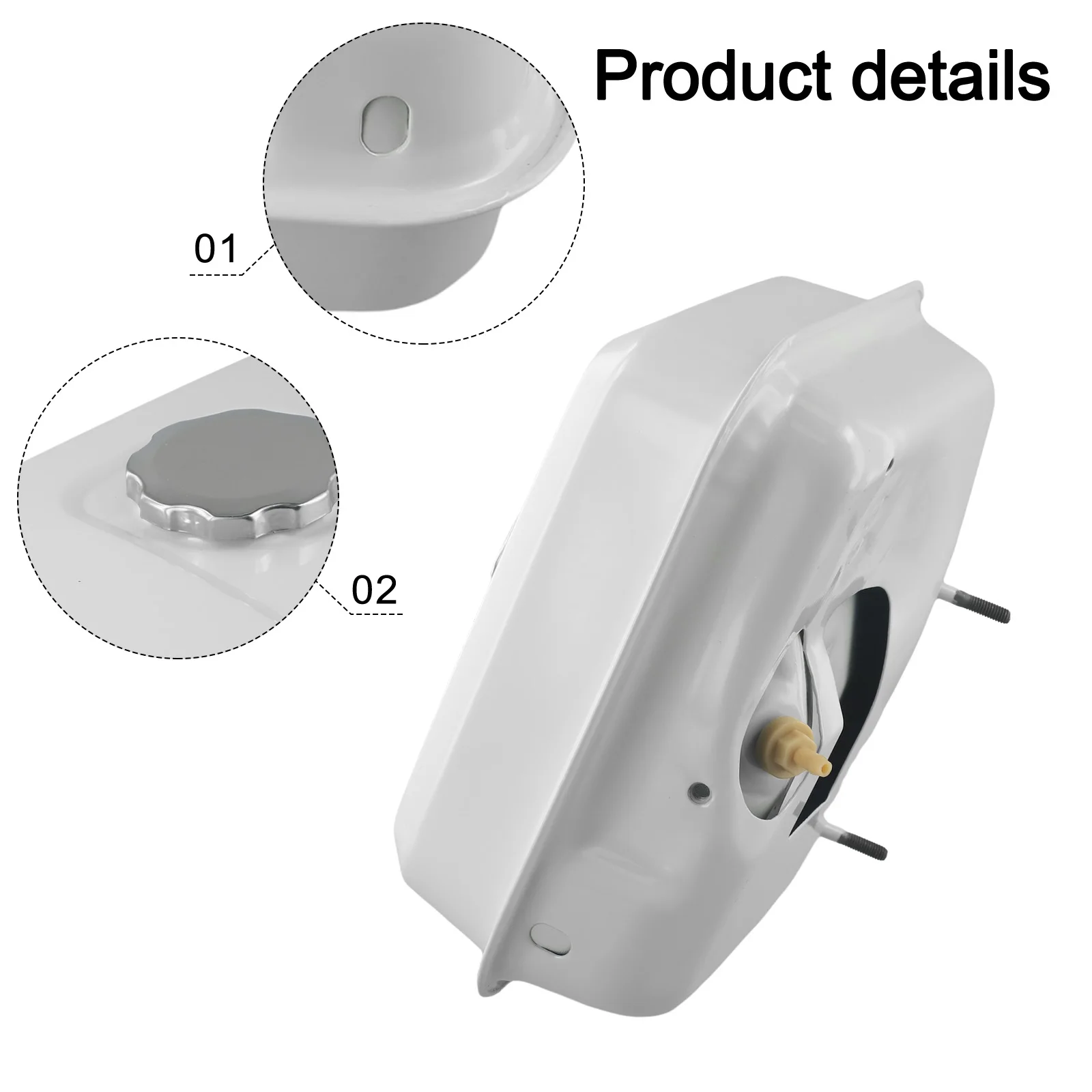 Fuel Gas Tank For For GX160 For GX200 168F 170F Engine Motor Generator Professional Tools Generator Accessories Portable