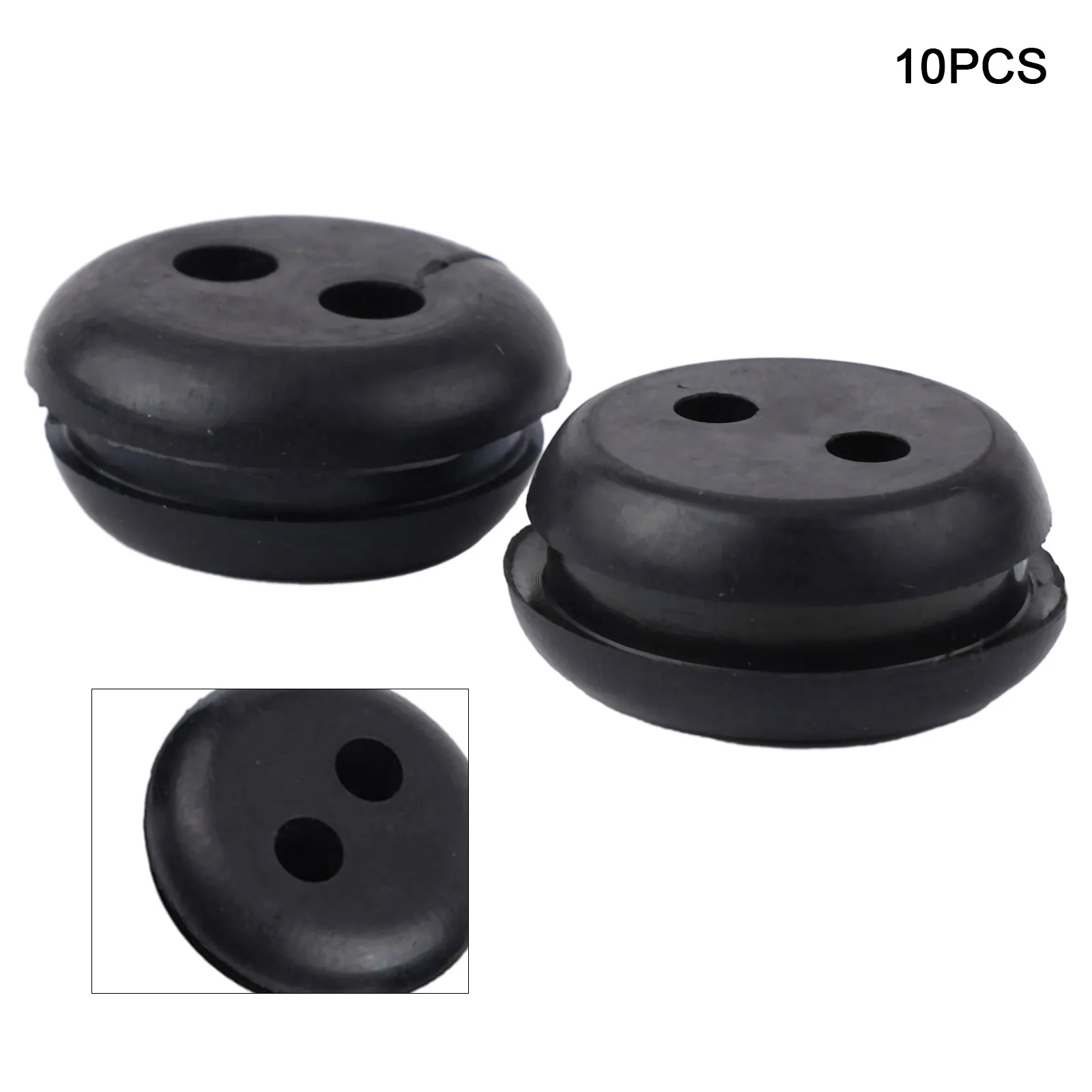 New 5/10pcs Black Rubber Fuel Gas Tank Line Grommet For Home Trimmer Brush Cutters Lawn Mower Garden Tool Accessories For Honda