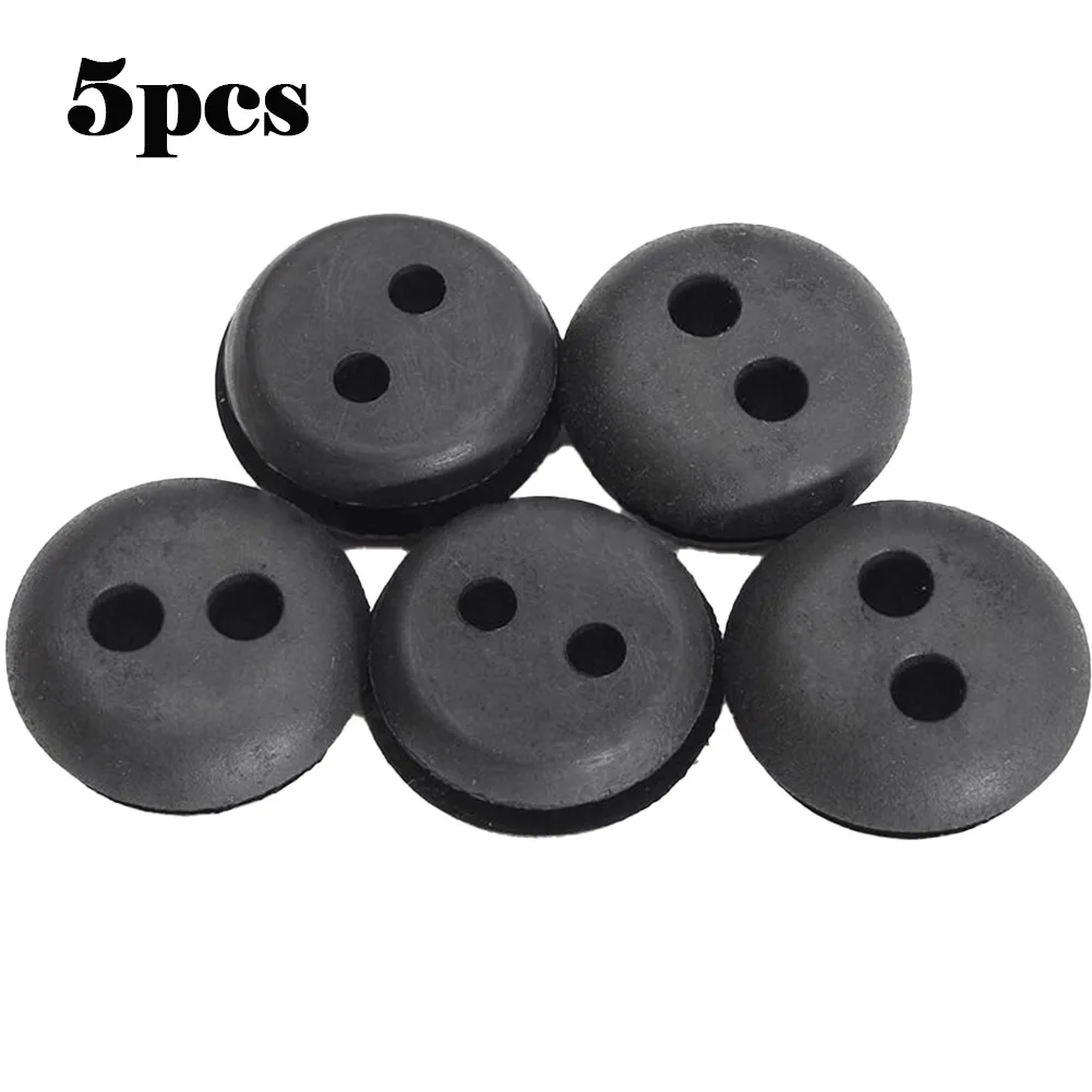 New 5/10pcs Black Rubber Fuel Gas Tank Line Grommet For Home Trimmer Brush Cutters Lawn Mower Garden Tool Accessories For Honda