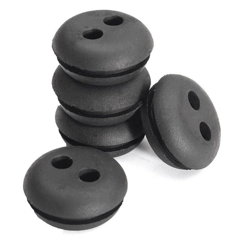 New 5/10pcs Black Rubber Fuel Gas Tank Line Grommet For Home Trimmer Brush Cutters Lawn Mower Garden Tool Accessories For Honda