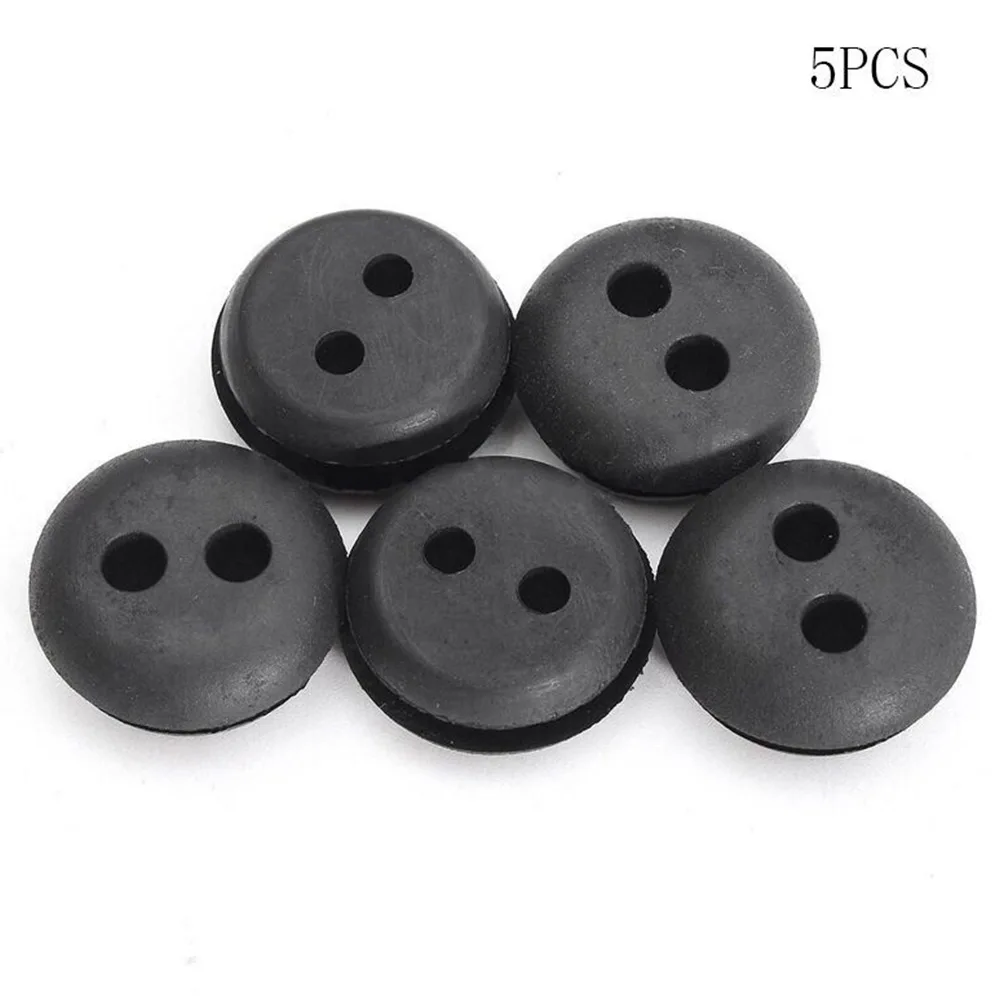 New 5/10pcs Black Rubber Fuel Gas Tank Line Grommet For Home Trimmer Brush Cutters Lawn Mower Garden Tool Accessories For Honda