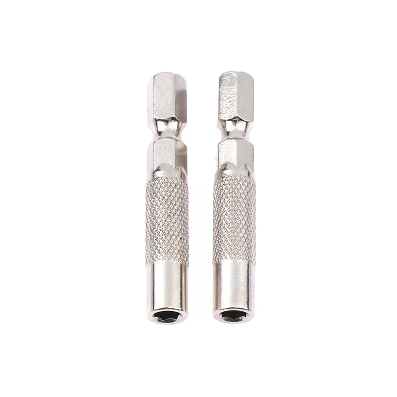 2/4pcs Hex Shank 6.35mm To 4mm Insert Bit Adapter Electric Screwdriver Socket Holder Micro Bit Adapter Magnetic Holder Tool