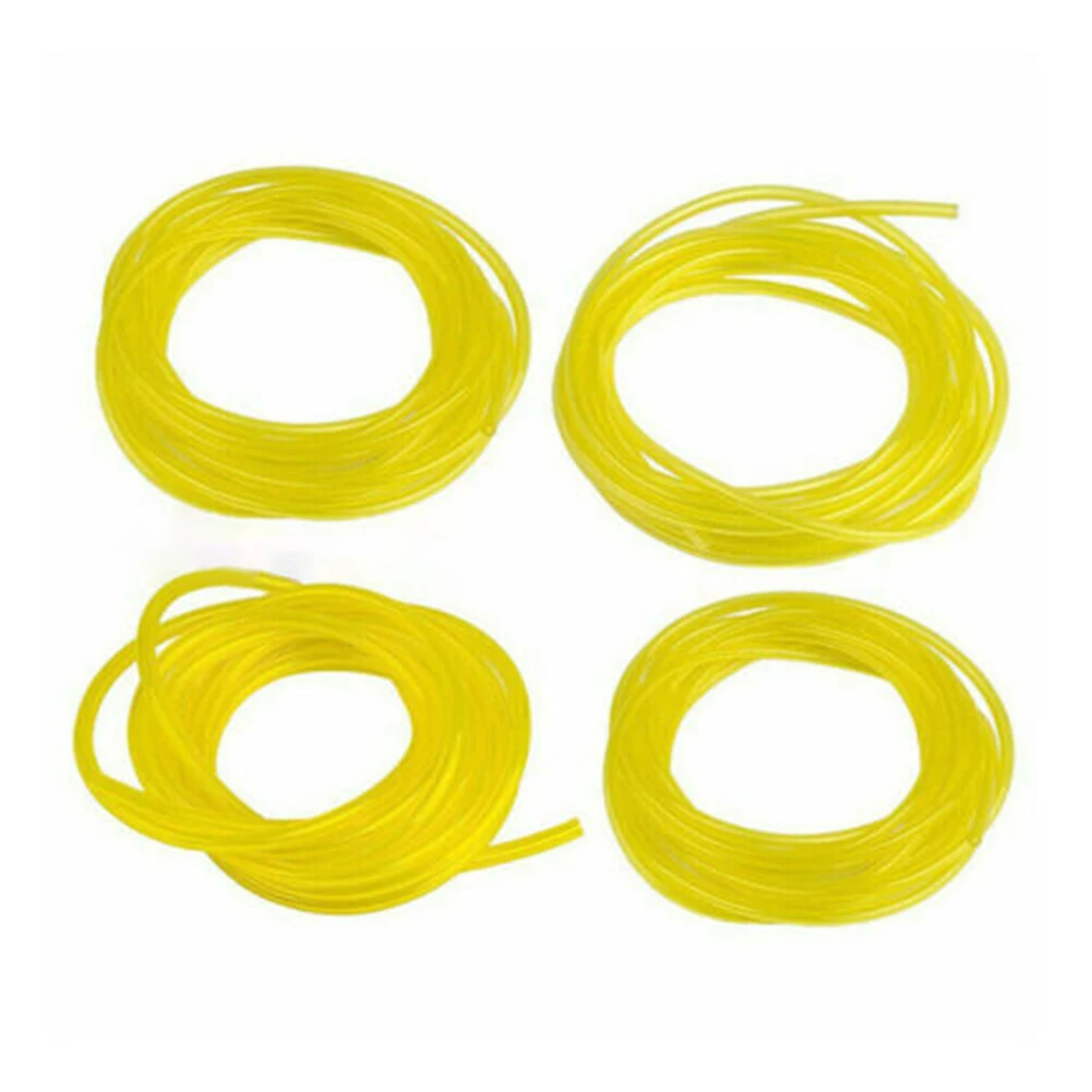 4Pcs Petrol Fuel Pipe Line Hose For Strimmers Trimmer Chainsaws Saw Blower Brushcutter Gas Line Pipe Hose Petrol Line