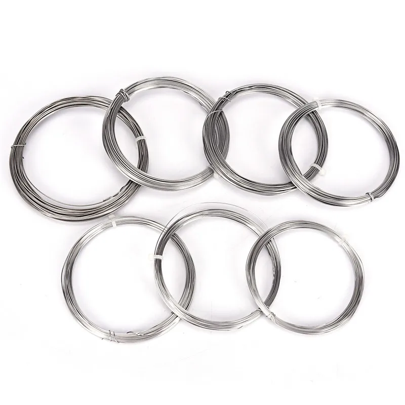 1pc 10M 0.4/0.5/0.6/0.75mm Nichrome Electric Heating Coils Premade Coil Resistance/heating Wire For Atomizer