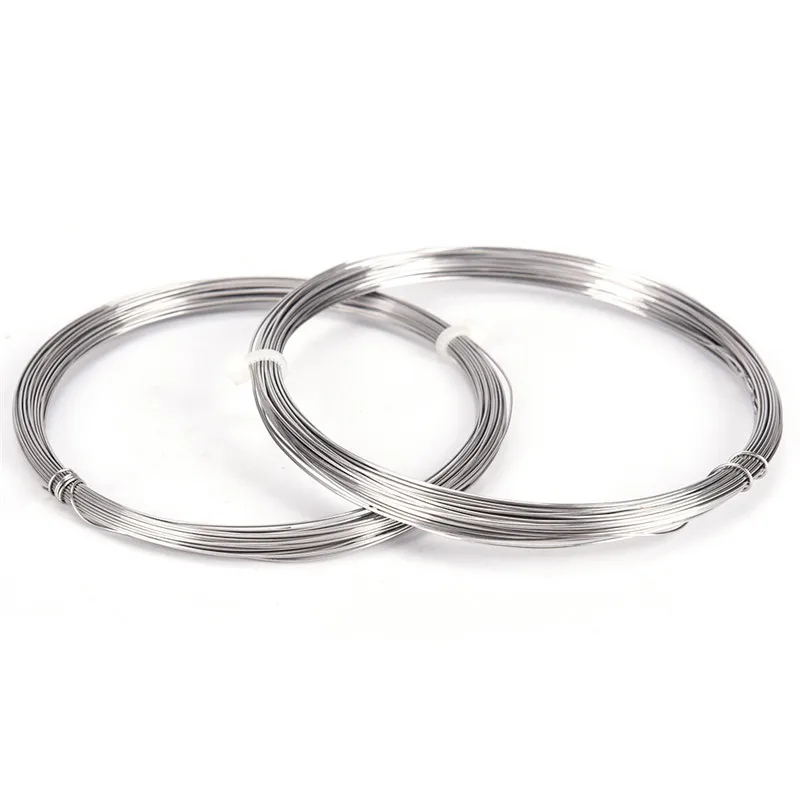 1pc 10M 0.4/0.5/0.6/0.75mm Nichrome Electric Heating Coils Premade Coil Resistance/heating Wire For Atomizer