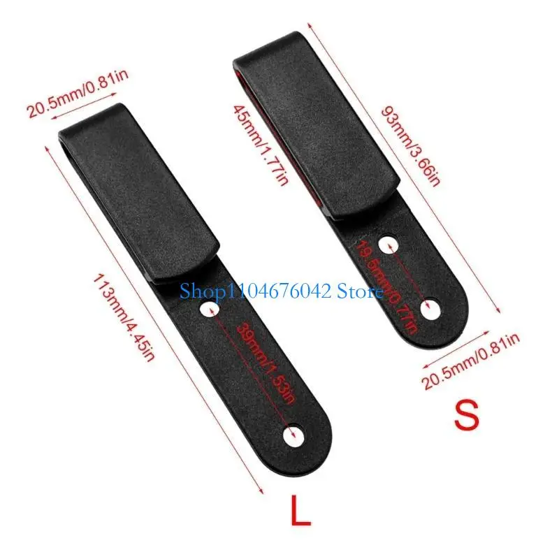 KYDEX Sheath Waist Clip Scabbard Clip Sheath Accessories Outdoor Carry KYDEX Sheath Tool K Sheath Waist Clip with Screws